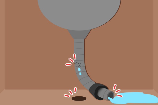 排水ホース ホース抜け