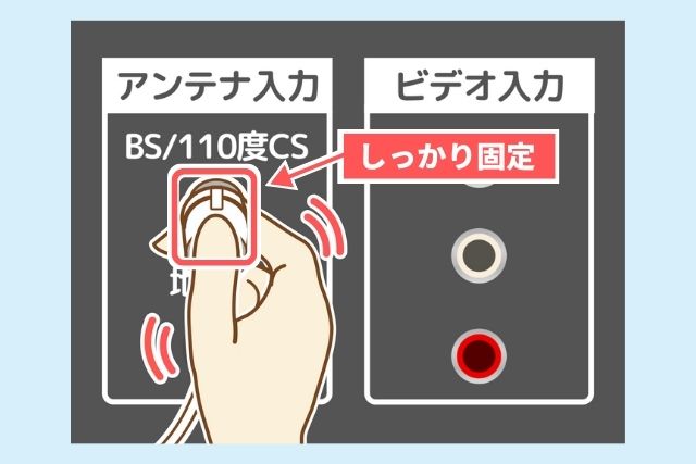 ケーブル差す