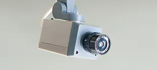 ボックスタイプの防犯カメラ