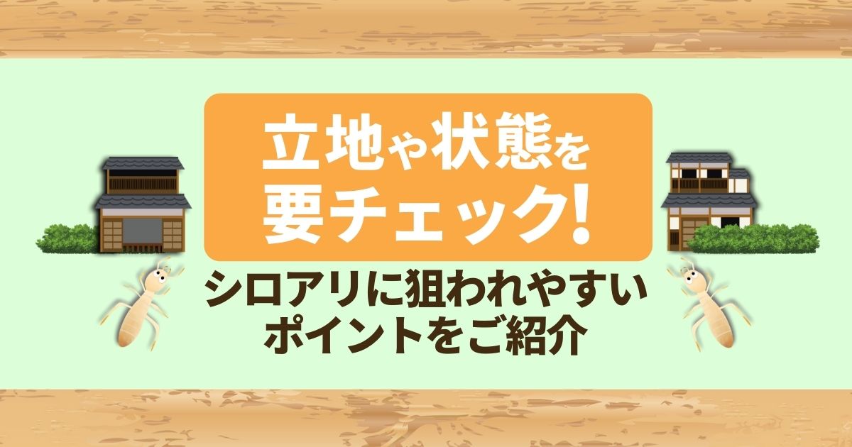 中古住宅はシロアリ被害に注意 購入前に建物と契約内容をチェック 害虫駆除110番