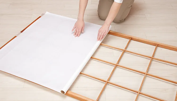 障子の張り替えは意外と難しい!プロ直伝の正しい手順とは?