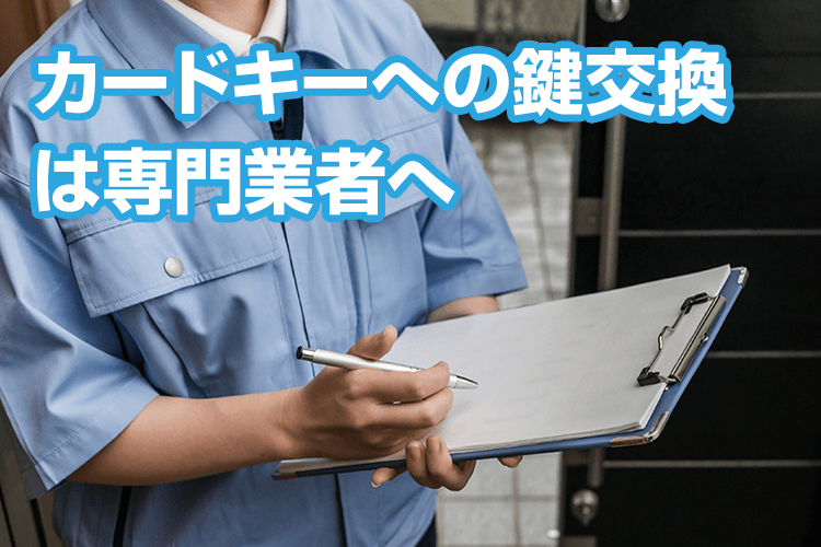 自宅の鍵をカードキーに交換できる?