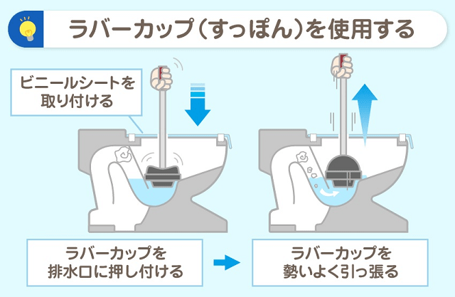 ラバーカップの使い方