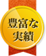 豊富な実績